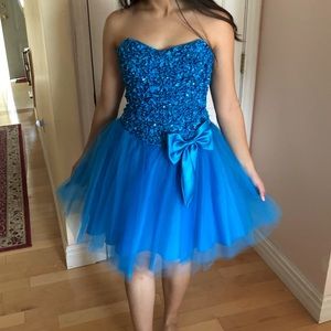 Blue Princess Semi-Formal Dress